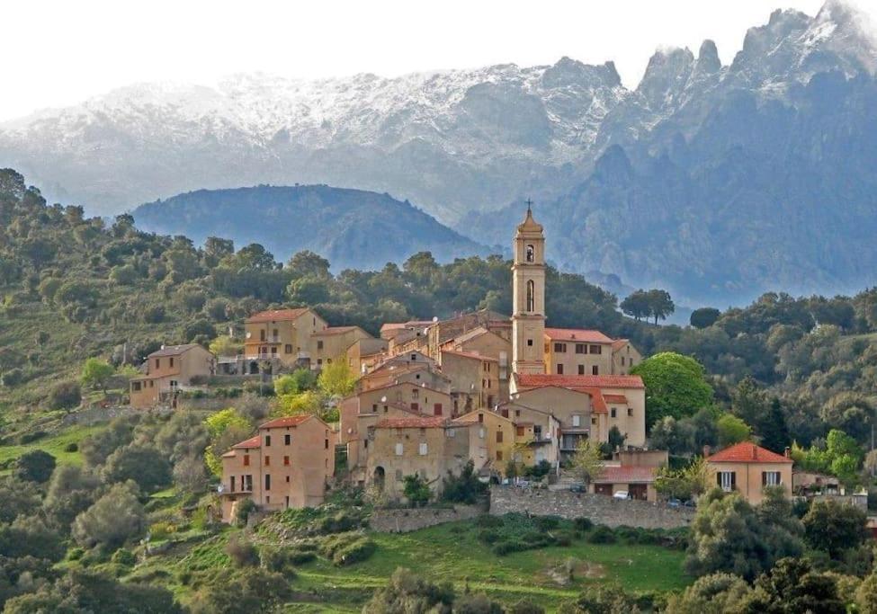 Charmant T2 Proche De Corte Soveria Esterno foto